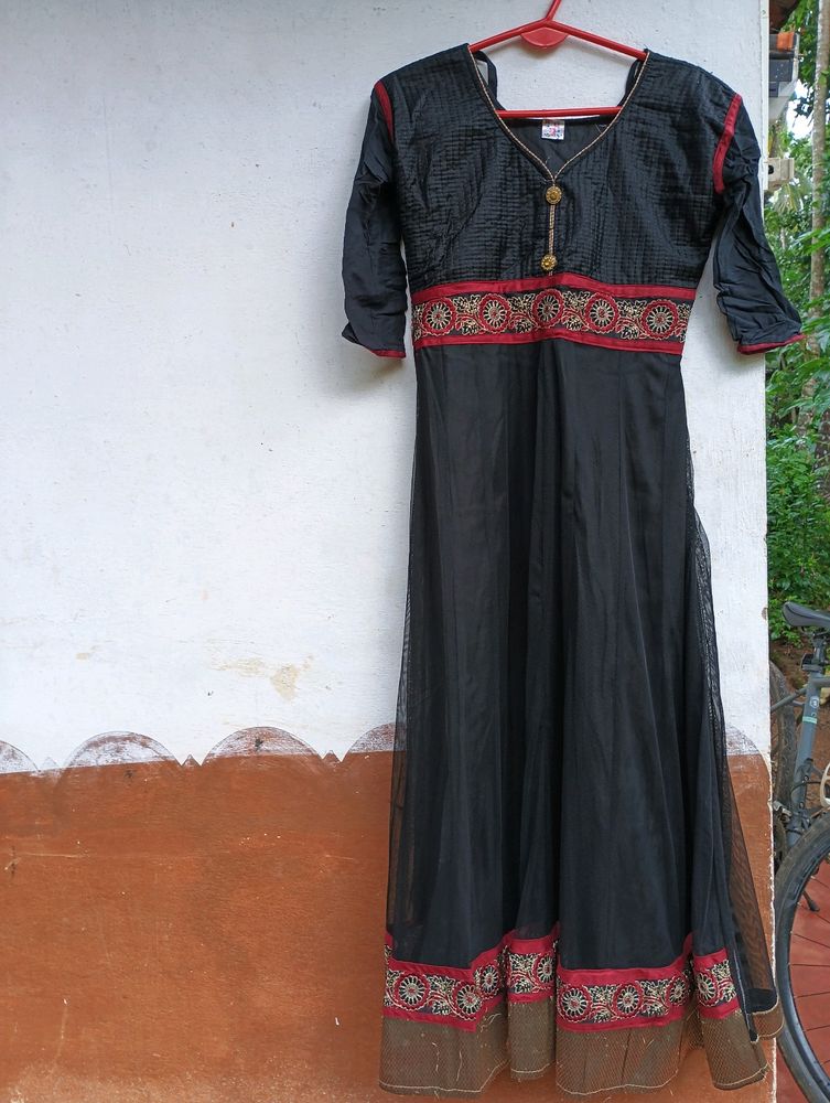 Black Anarkali Kurti