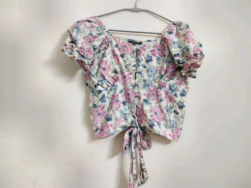 Floral Crop Top