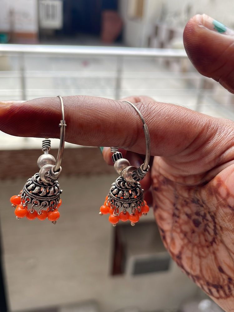 Orange Jhumki