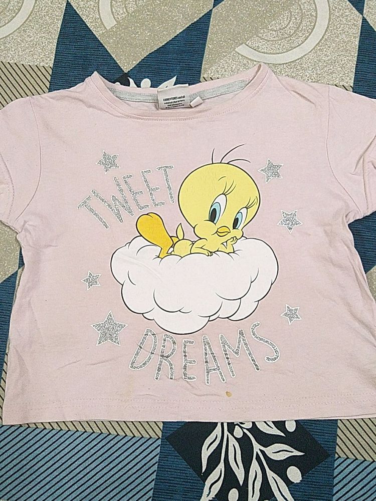 Tweety Pink Tees