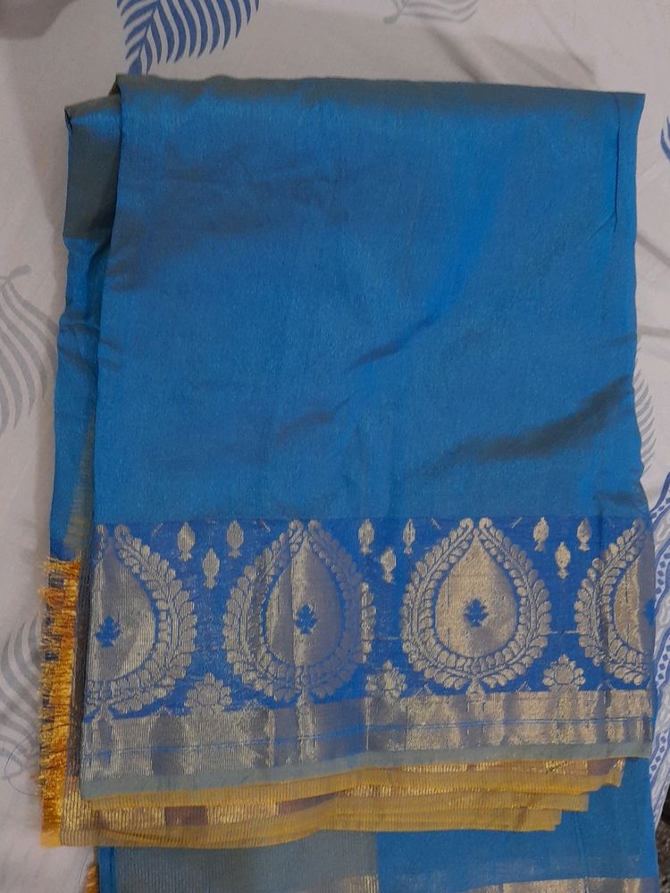 Gorgeous Blue Saree