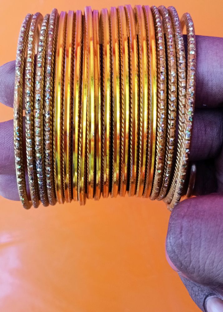 Yellow Metal Bangles