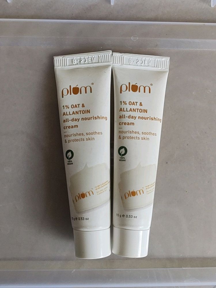 Pack Of 2 Plum 1%Oat Nourishing Mini Cream