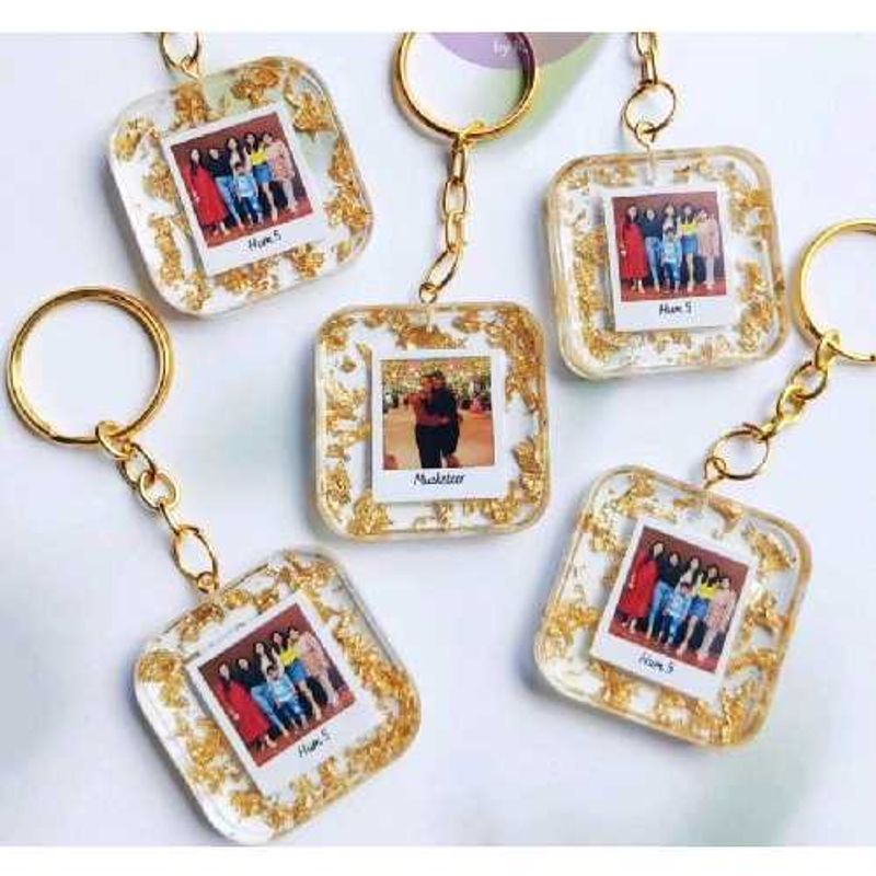 2 Photo Keychain