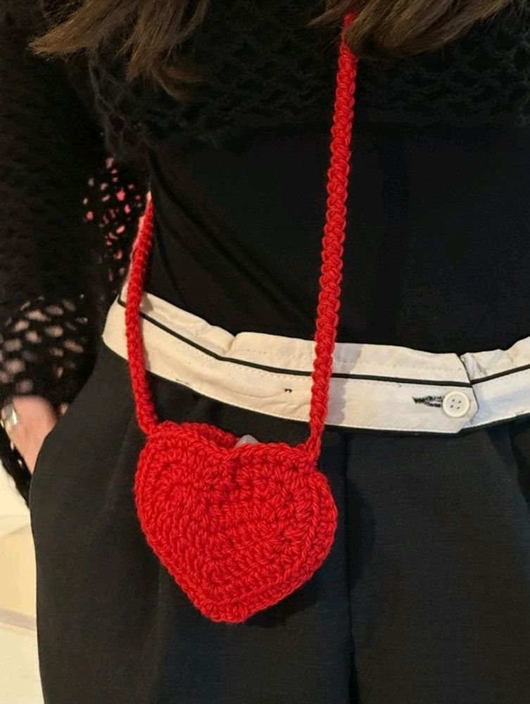 Crochet Mini ❤️ Sling Bag