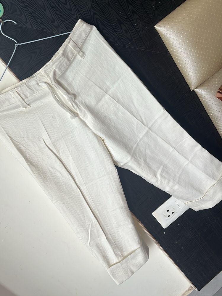 Korean Thrifted Calf Length Pant