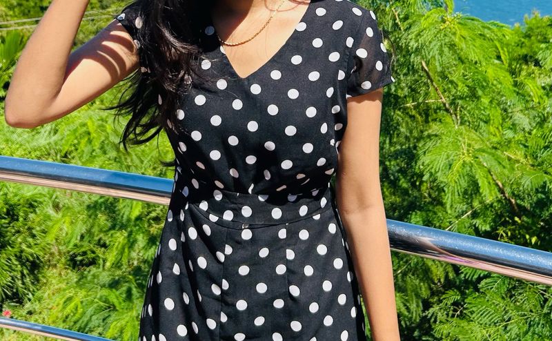 Very Pretty Faballey Polka Dot Dress