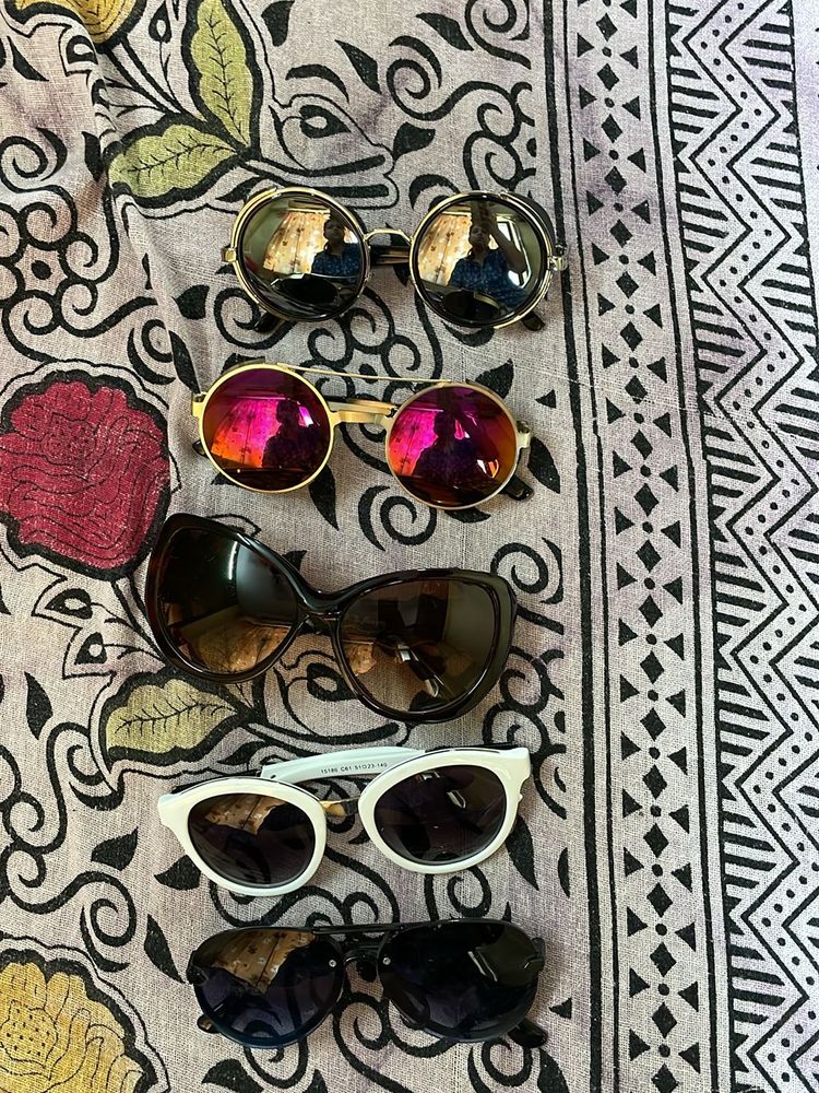 Diwali Sale Combo Of 5 Sunglasses