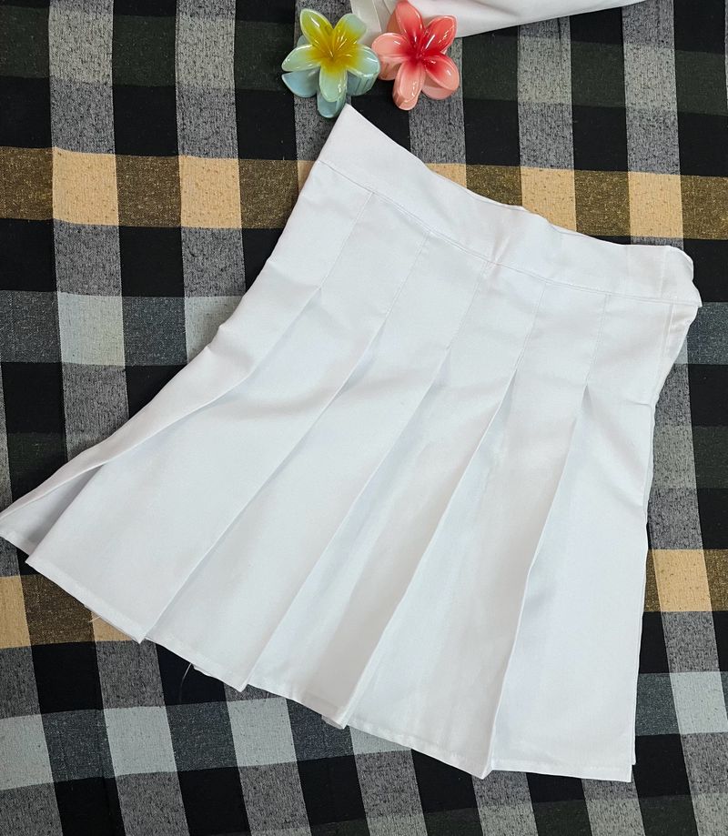 White Tennis Skirt