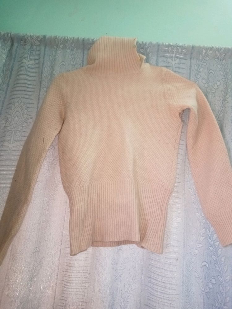 Baby Pink Sweater For Women