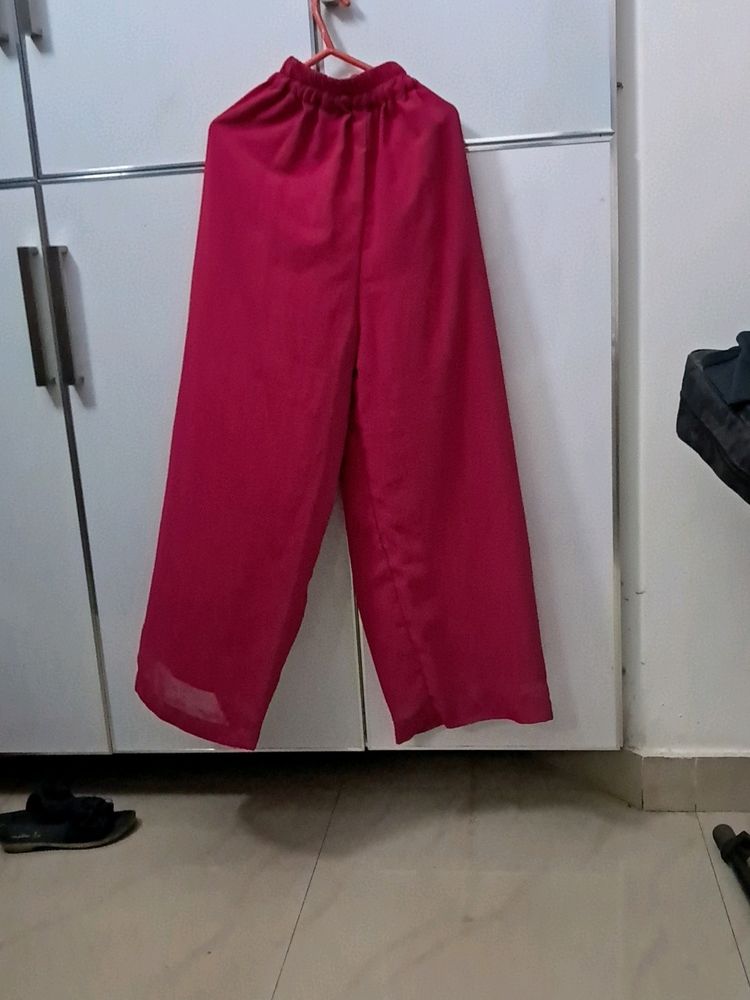 Pink Palazzo Pant