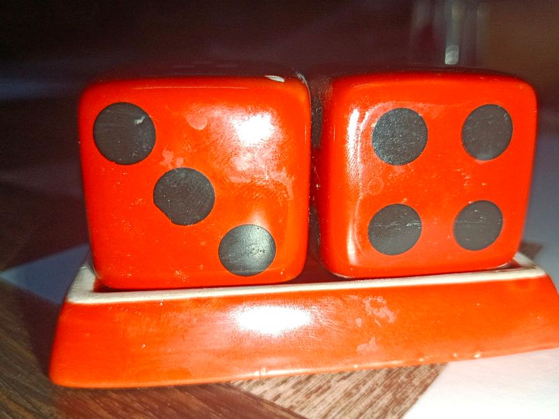 Crocary Dice Salt Container