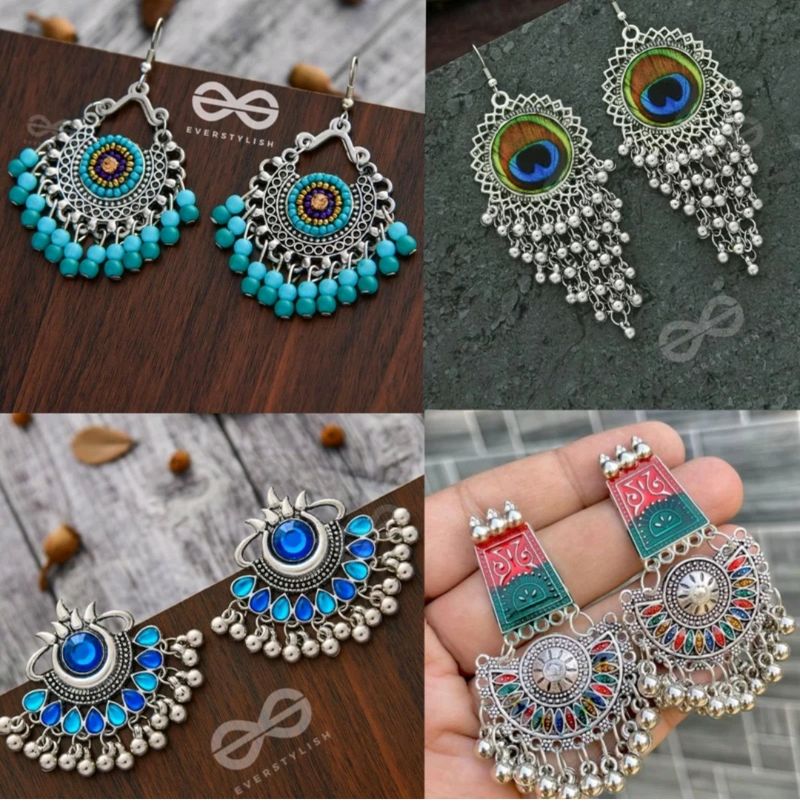 Prasub Top Running 4 Pair Earrings