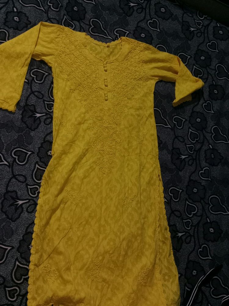 Yellow Beautiful Kurta✨