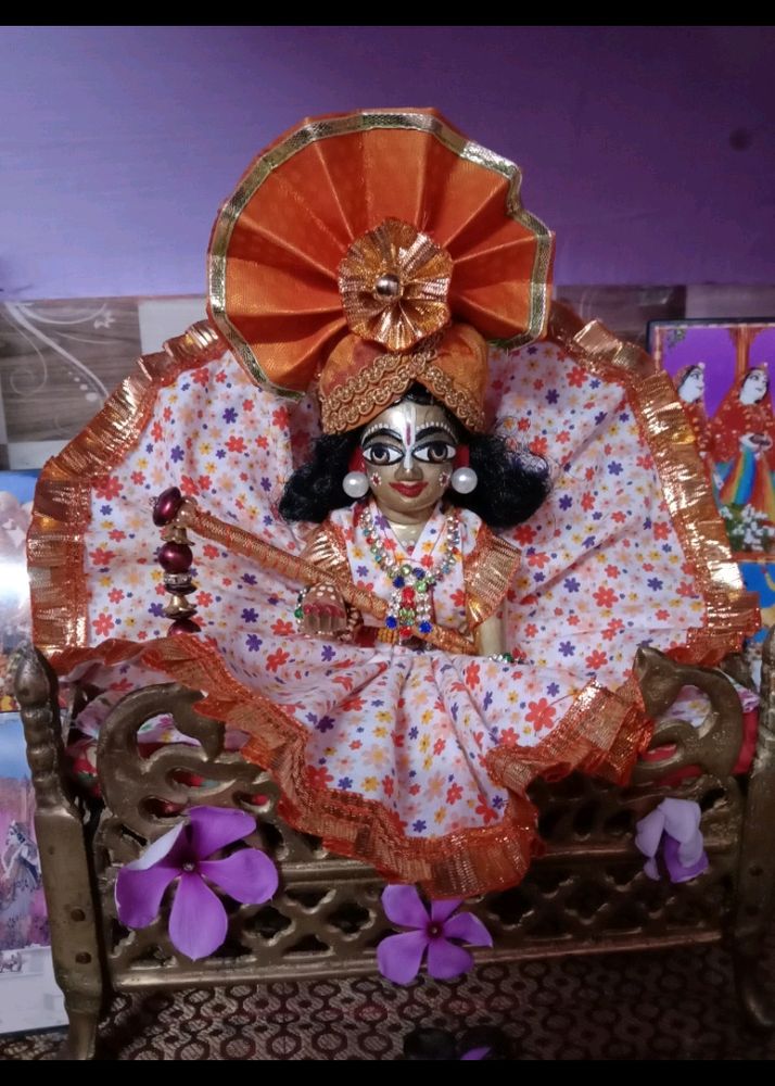 Laddu Gopal Beautiful Dress With Cap ✨