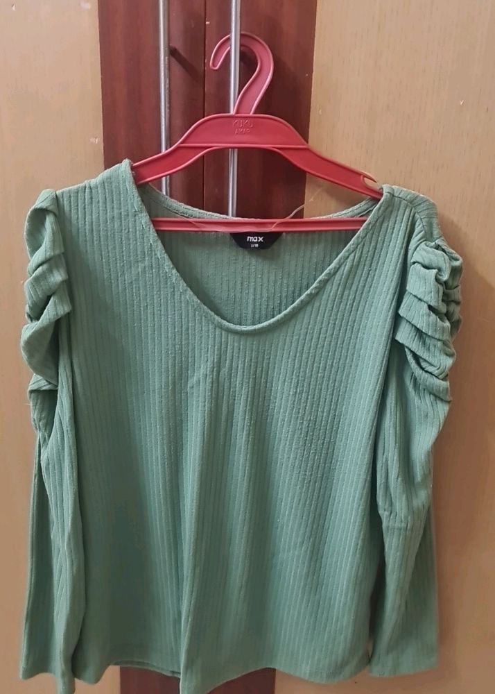 Pretty Light Green Top from MAX