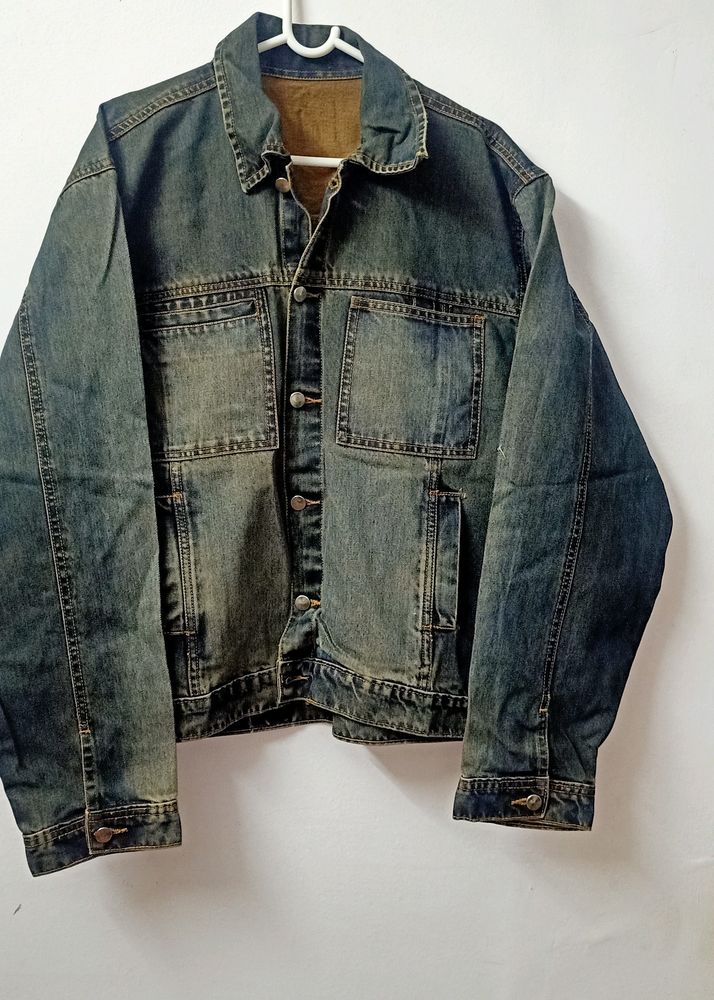 New Men Jacket With Heavy Denim Material