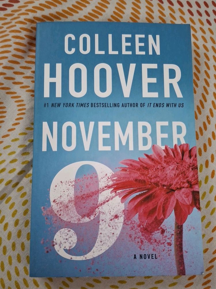 Colleen Hoover Book- November 9