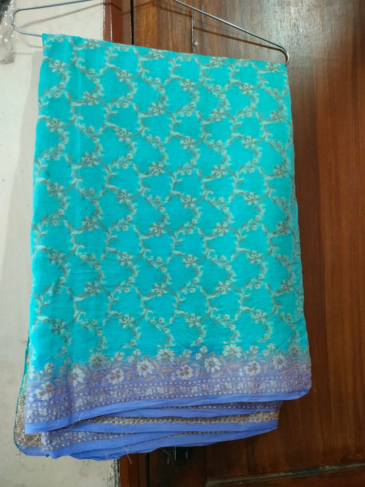 Blue Saree