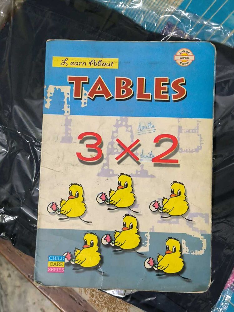 Table Learning Book For Kids