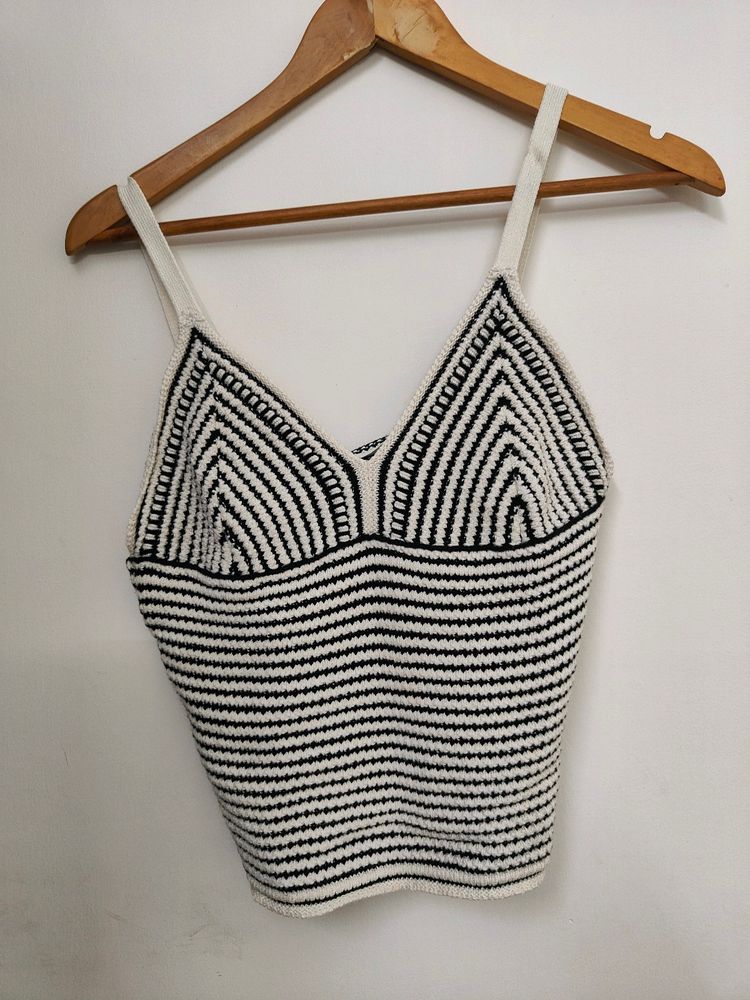 MANGO Crochet Top