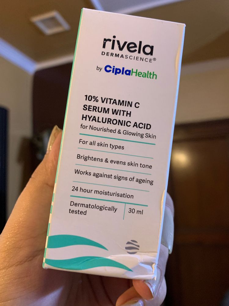 Rivela 10% Vit C Serum With Hyaluronic Acid