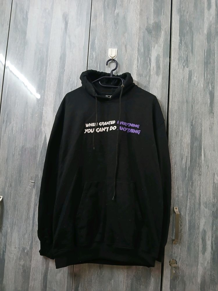 Black Oversize Hoodie