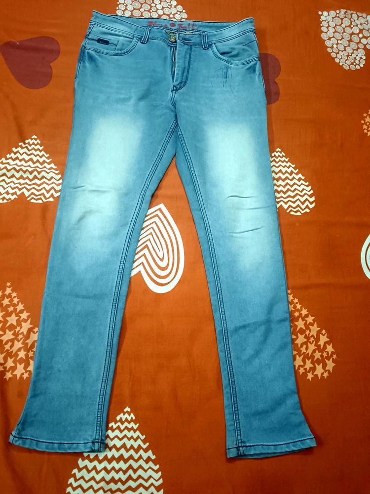 Mens Blue Denim Jeans