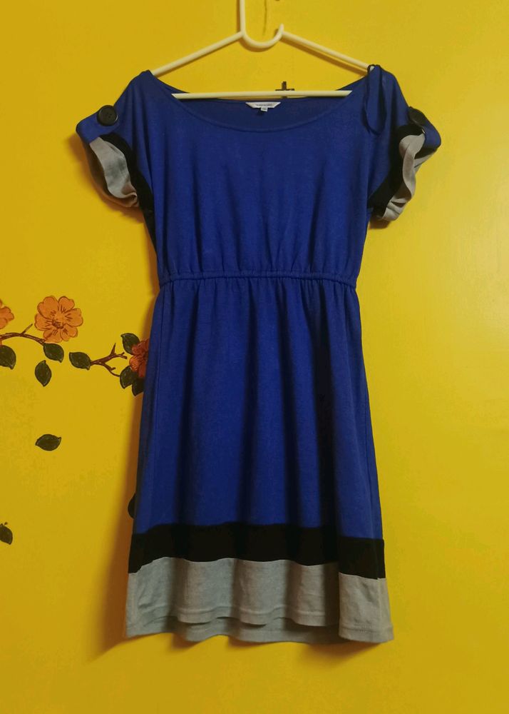 Mini Cotton Dress For Teens