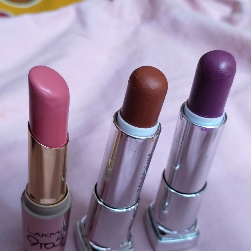 3 Combo (Maybelline+Lakme)