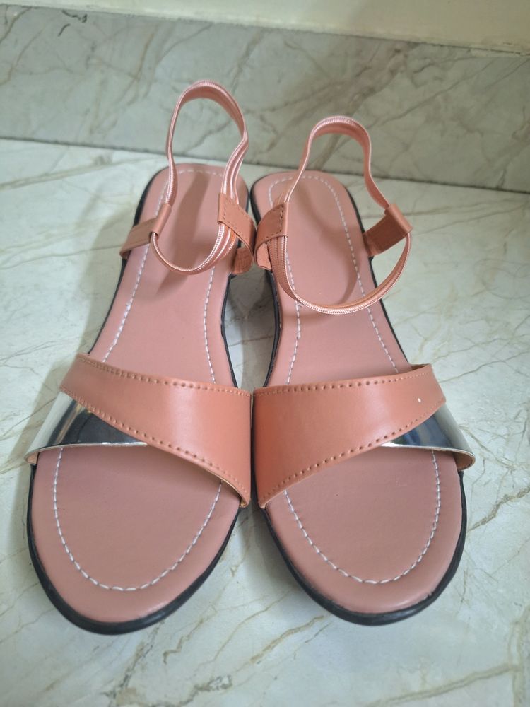 PRICEDROP! New Pink Sandals- Never worn