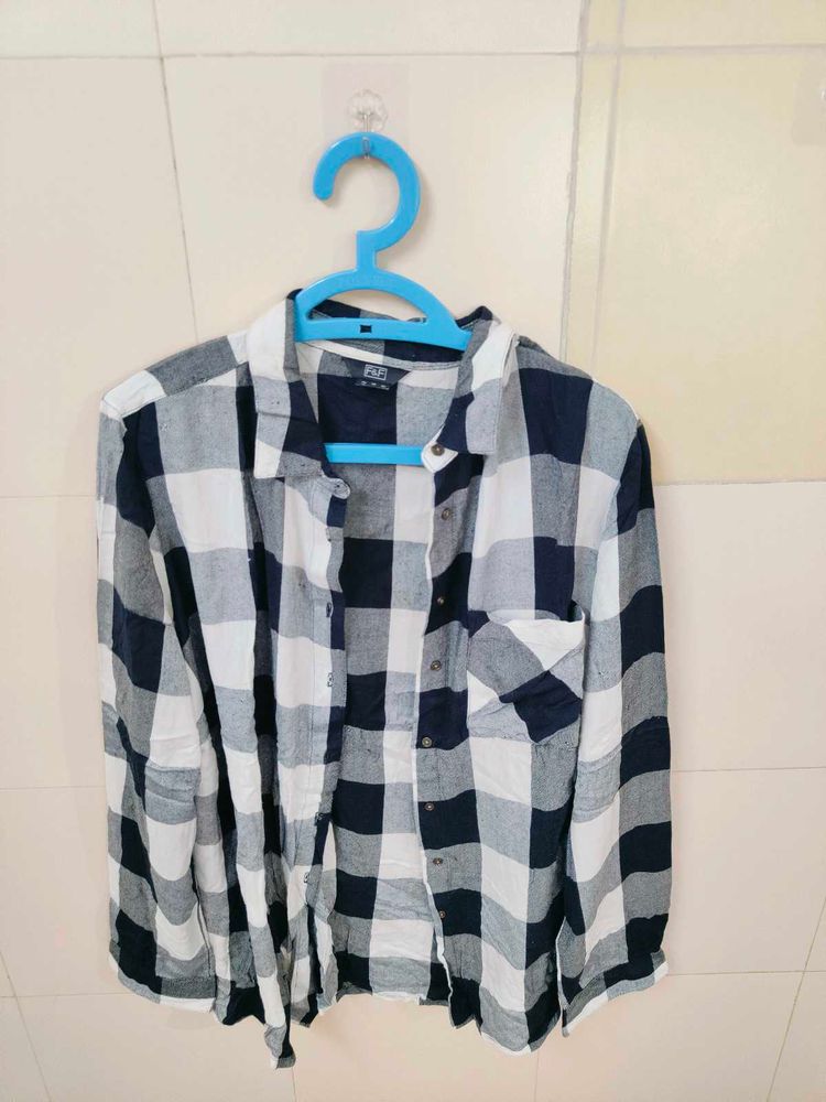 Black And White Checked tshirt