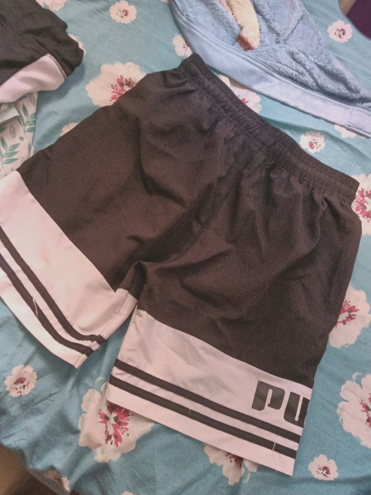 Black And White Shorts