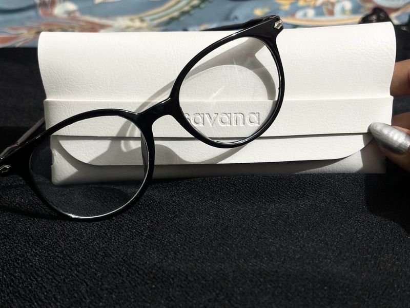 Black Plain Eyeglasses