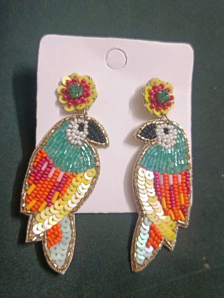 Bohot Colourful Beaded Earing