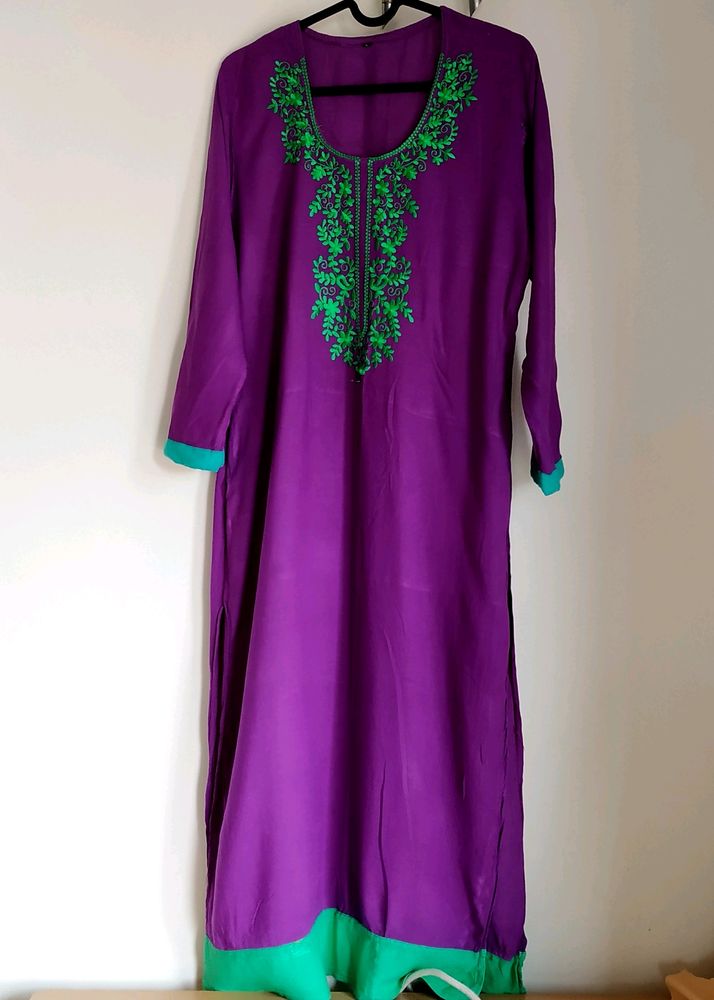 Purple Full Length Kurta