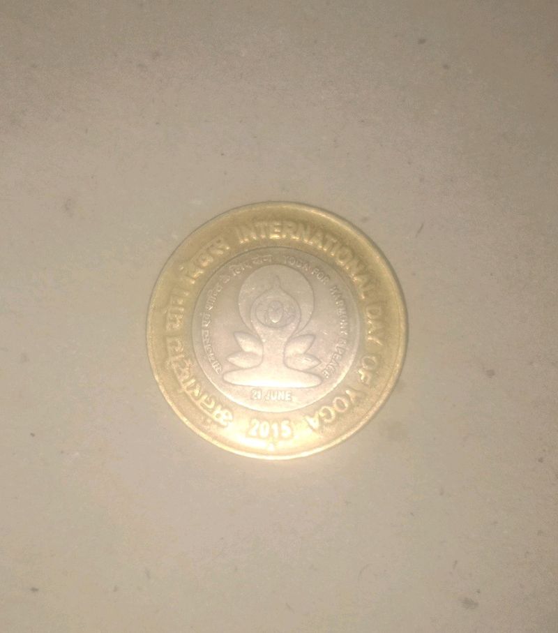 International Day Of Yoga Coin