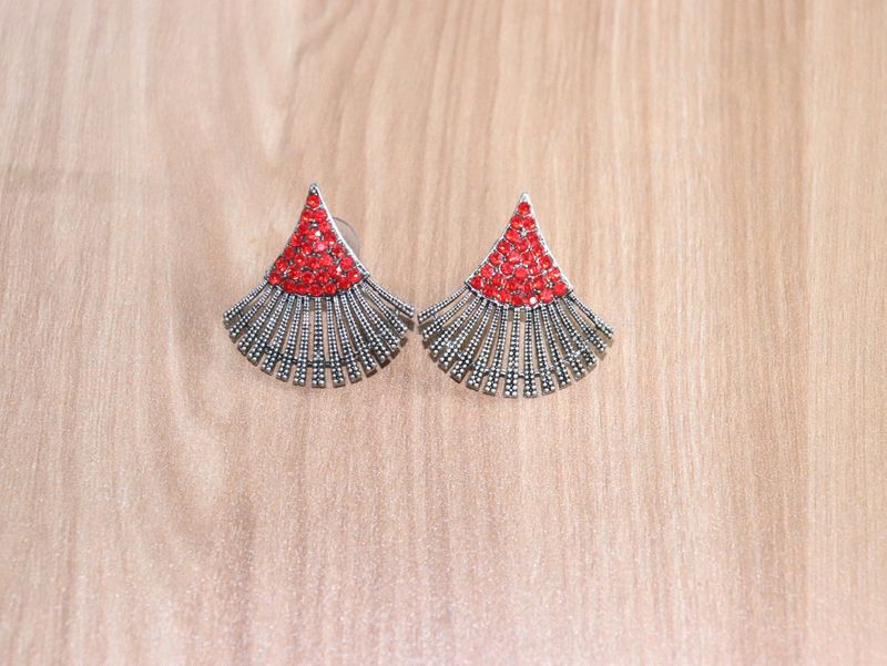 Red Stone Earrings