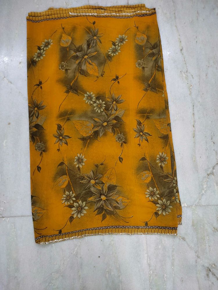 Zari Border Saree