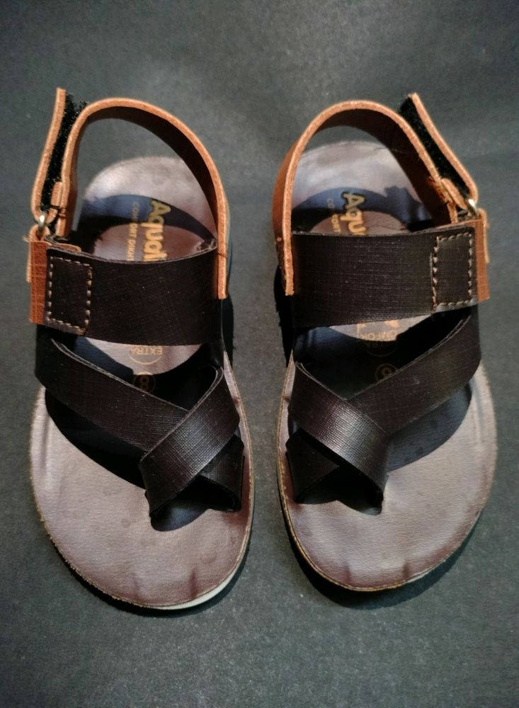 Leather Sandal For 3-4 Years Girls