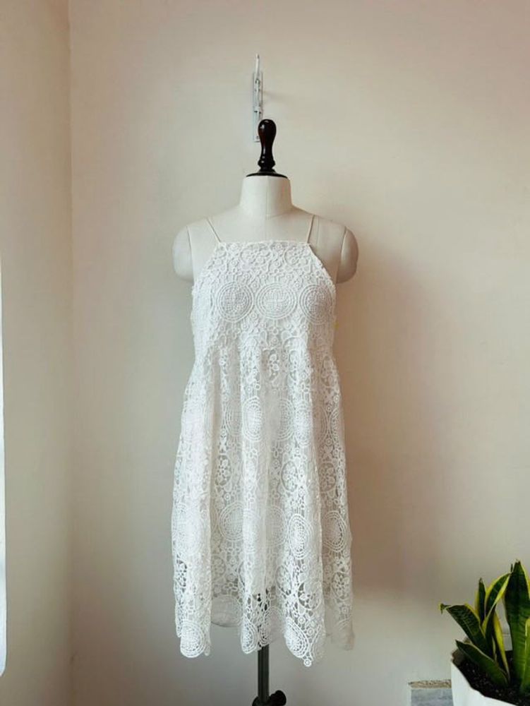 Audrey White Women dress