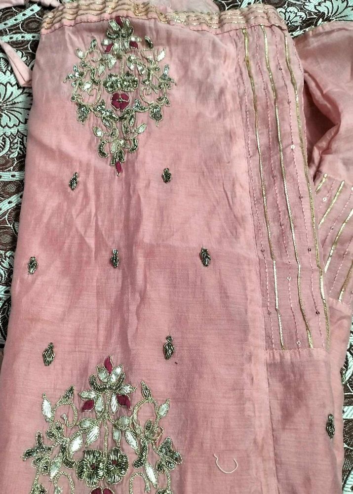 Plazo Kurti With Dupatta Set