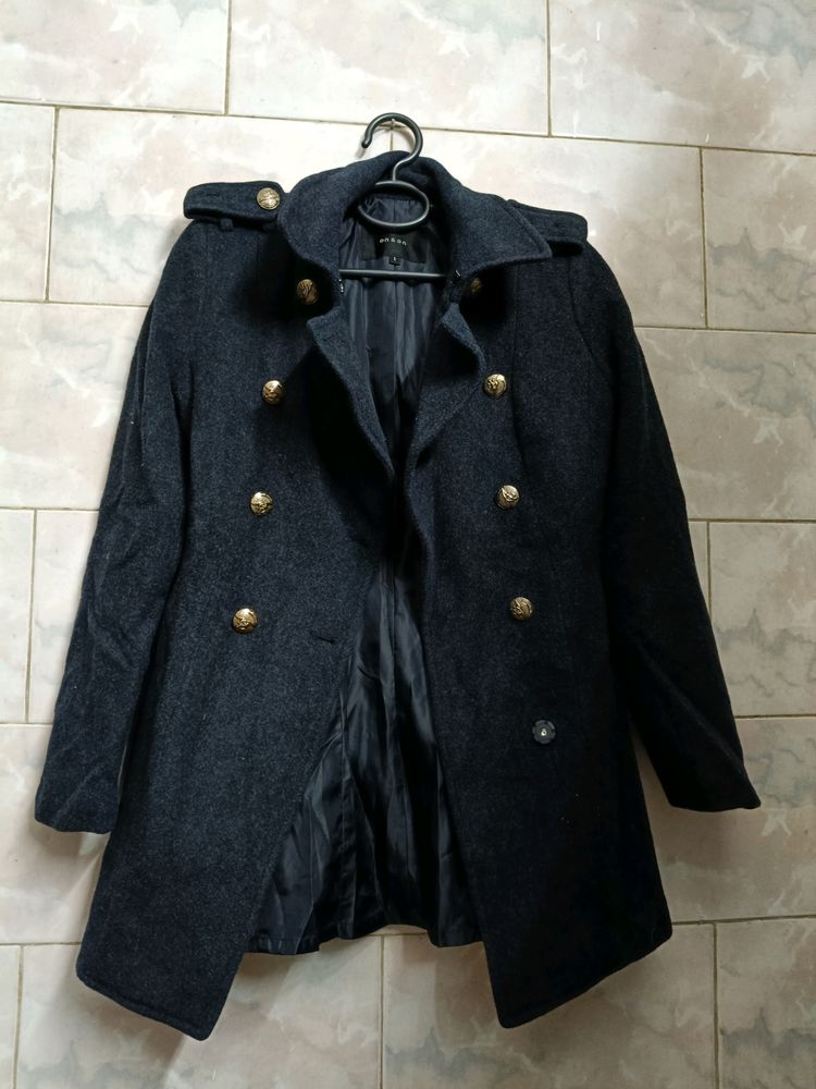 Navy Blue Coat Long For Women