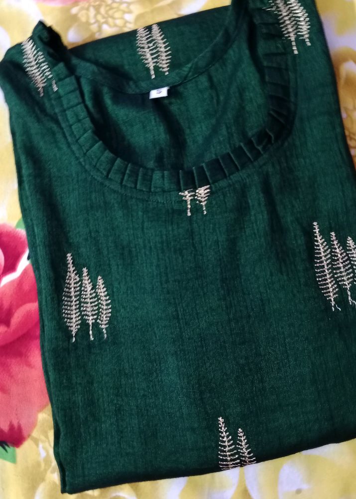 Green kurta