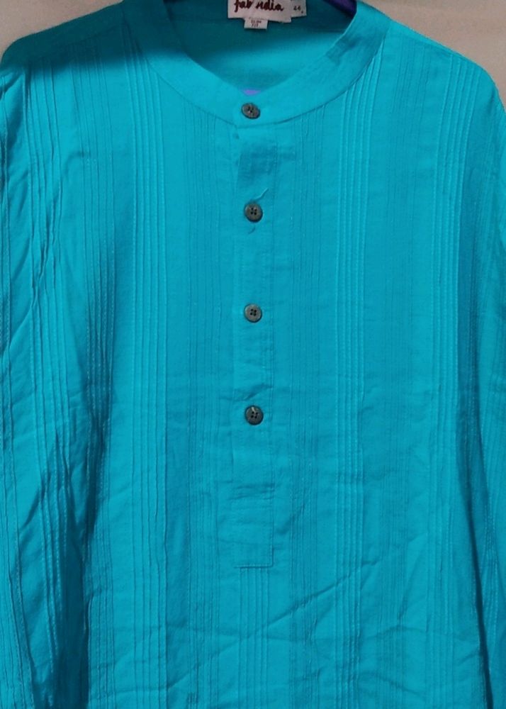 Blue Straight Kurta