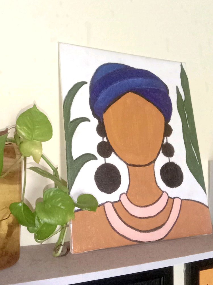 BOHO AFRICAN PAINTING