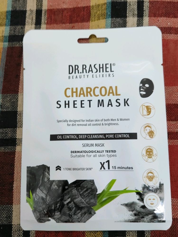 Dr.Rashel Charcoal Sheet Mask