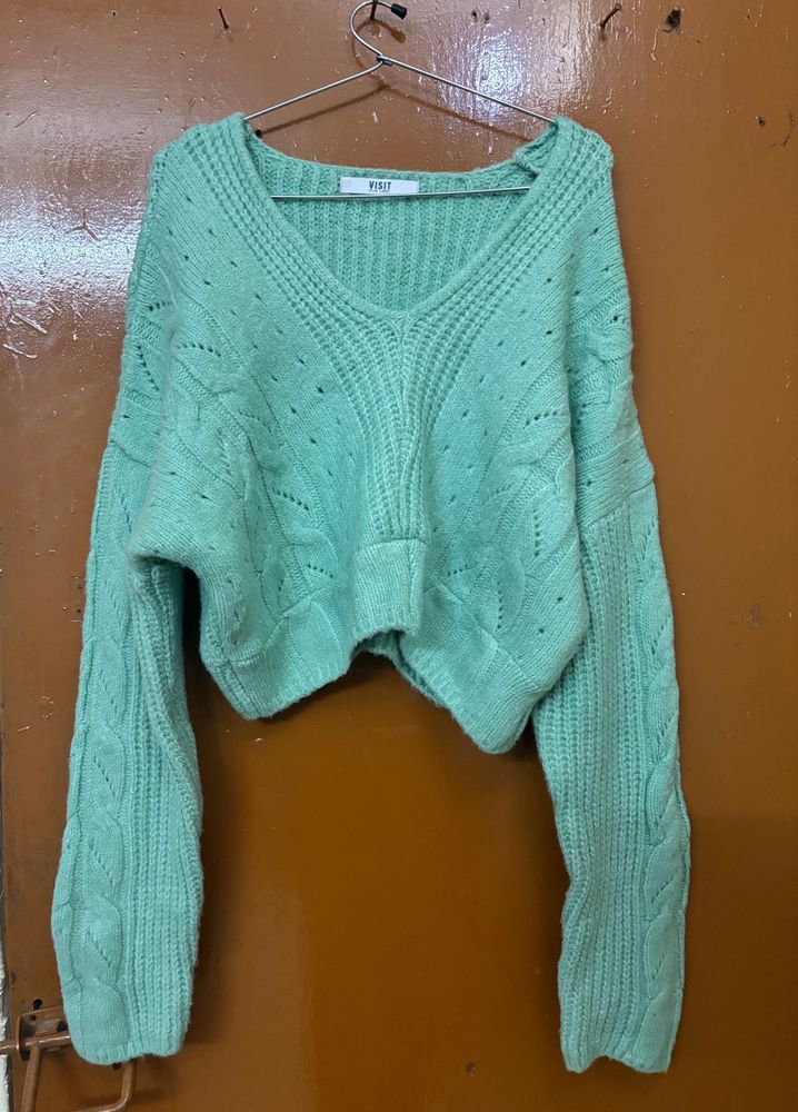 Korean Cropped Sweater