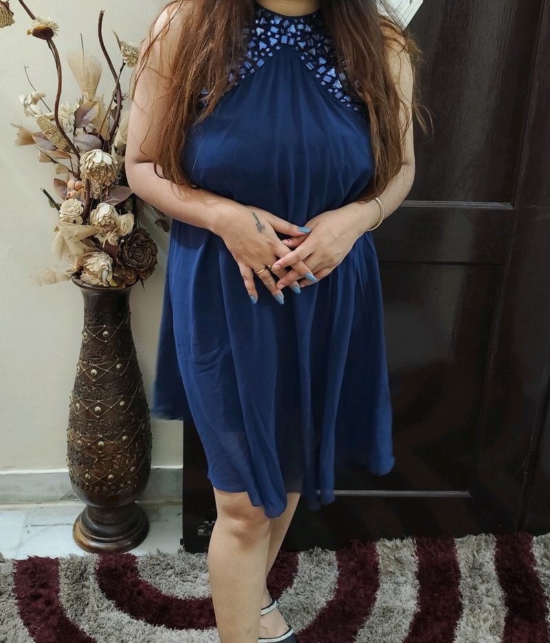 Blue Stone Dress