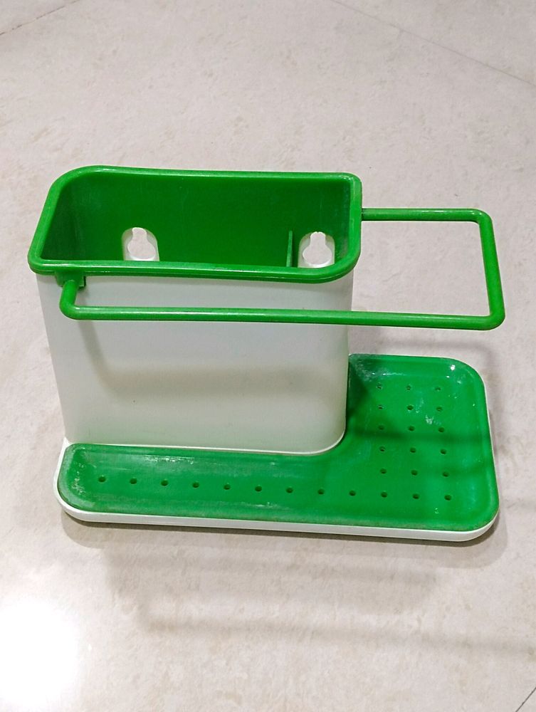 Kitchen Sink Organizer With Draining Lid